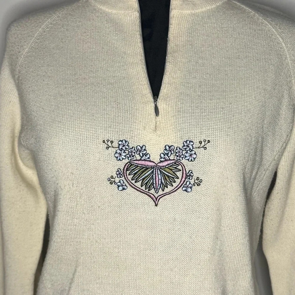 Vintage Cottage Core Obermeyer 1947 Signature Wool Blend Cardigan - Picture 14 of 14